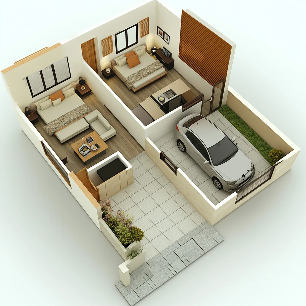 2 BHK Independent House/Villa for Rent